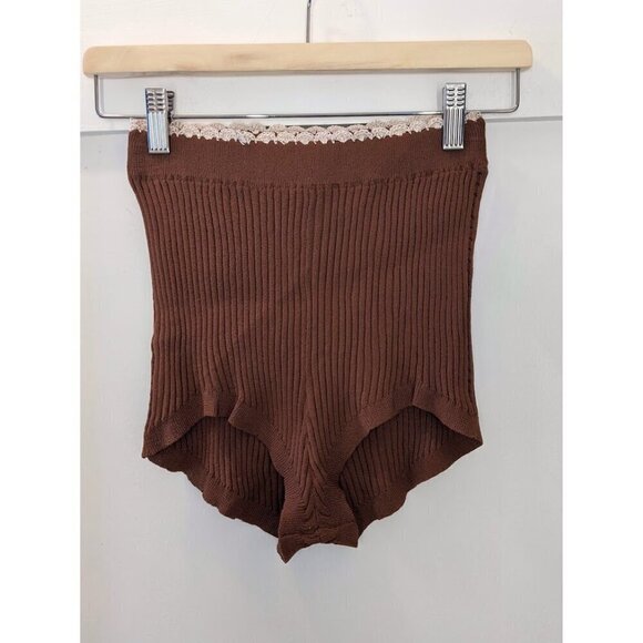 NWT SANDRO | Ribbed Knit Shorts - Picture 3 of 12